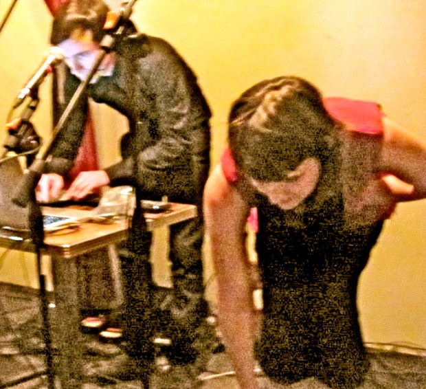 Matt Matic and Magda Matic's electro pop project - Magmatic, playing live at Le Cagibi in Monreal 2012